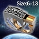 thumbnail image 1 of Anillos para mujer, regalos para mujeres y hombres, anillo de calavera estilo punk, anillo exquisito de tallas 6-13., 1 of 2