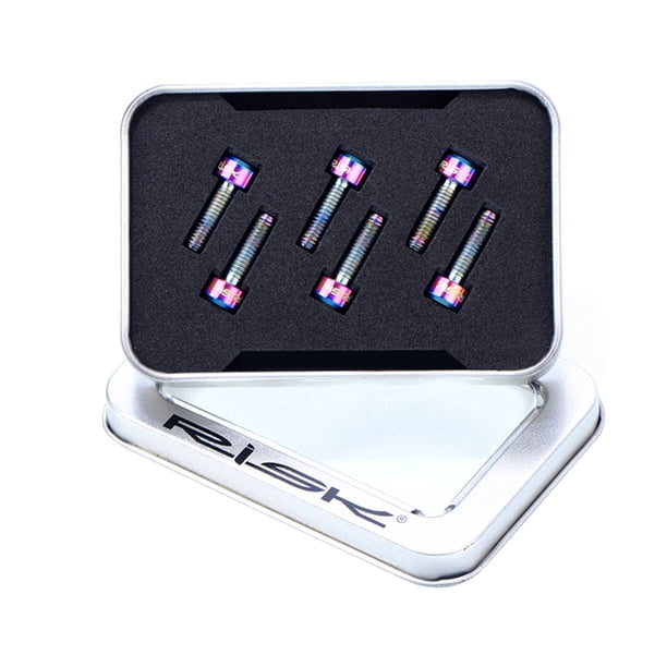 Tornillos fijos para manillar de bicicleta accesorios ultraligeros para ciclismo de Ehuebsd montaña 6 piezas