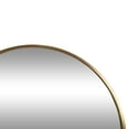 GDF Studio Hughey Contemporary Full Length Leaner Mirror, Brushed Brass