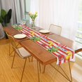 thumbnail image 2 of Yayeee Table Runner 70 inches Long Home Kitchen Dinning Party Decoration, Striped Lemon, 2 of 7