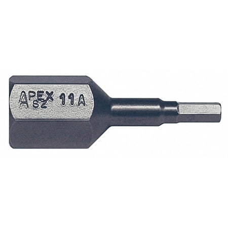 UPC: 0069709912656 | Apex Tool Group Insert Bit SAE 7/16  Hex 5/32  7/8  SZ-11-A