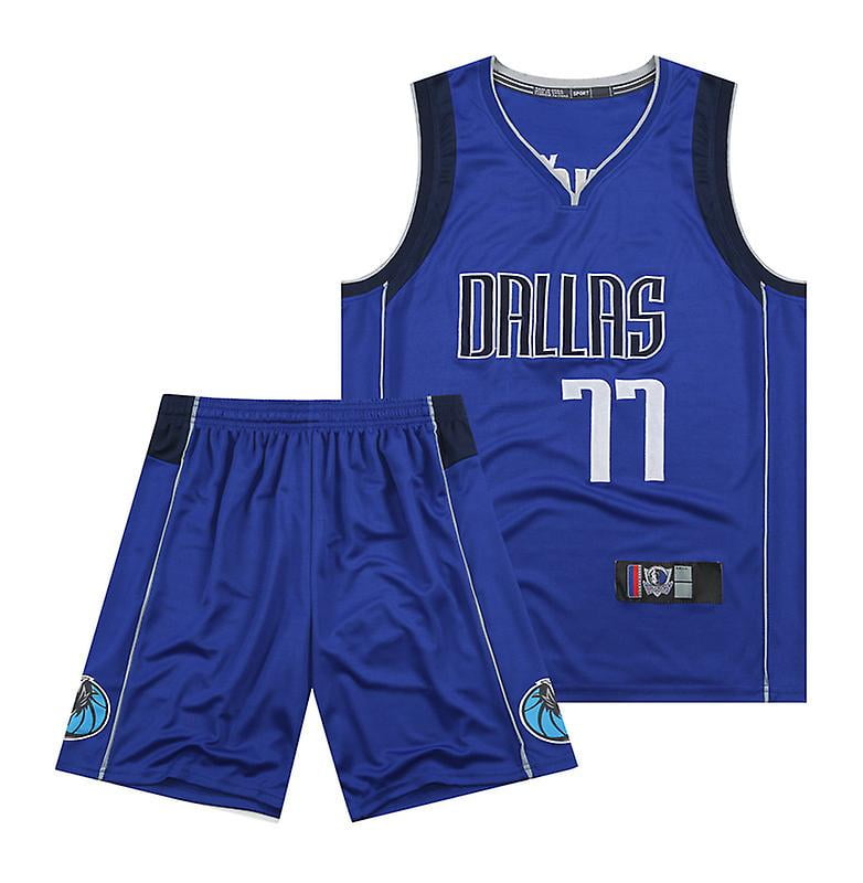 Nba Dallas Mavericks No. 77 Luka Doni T-shirt Adult And Kid Youths
