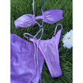 thumbnail image 1 of Ensemble Bikini String Bikini Solide Sexy Rehausseur Maillot de Bain Femme String Bikini 3 Pcs Robe de Plage - vt1 / m, 1 of 9