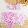 thumbnail image 2 of MZXELPRJD 4t Girls Swimsuit Three Piece Kids Clothing Girls Summer Swimsuit Girls Bathing Suits for Teenagers Girls Bathing Suits Size 10-12 Teen Bathing Suit, 2 of 9