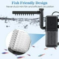 thumbnail image 5 of Tawatiler Aquarium Filter, 158GPH Internal Fish Tank Filters with Aeration & Rainfall, 6W Quiet Fish Tank Filter Pump for Tanks up to 52 Gallon, 5 of 5