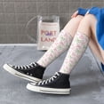 thumbnail image 5 of Sikiie Cute ribbons set Print Knee Socks, High Socks Long Stretchy Sock Women Knee High Stocking, Long Socks for Women, 5 of 6