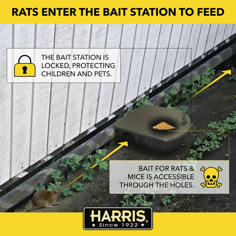 Harris RATBOX Rat Locking Bar Bait Station