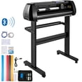 thumbnail image 1 of KFFKFF Vinyl Cutter Machine, 28in Offline Bluetooth Cutting Plotter Machine, 400in/10m Steel Roller Shaft Adjustable Speed Force, SignMaster Software Tool DIY Craft Kit, 1 of 1