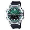 thumbnail image 1 of Casio Analog Digital Combination Resin Strap Green Dial Quartz AMW-870A-3AV Men's Watch, 1 of 3