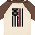 thumbnail image 4 of Inktastic Firefighter Daddy Flag Boys or Girls Long Sleeve Baby Bodysuit, 4 of 5