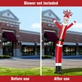 thumbnail image 5 of Santa Claus Inflatable Tube Man  Wacky Wavy Dancing Guy for Outdoor Decoration Advertising Business Promotion - Christmas Theme (Blower Not Included), 5 of 8