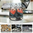thumbnail image 6 of Yayeee Ashtray with Lid for Cigarette Smokeless Stainless Steel Home Ash Holder, Mountains at Dawn, 6 of 7