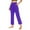 Purple, variant on Gkeoshab Yoga Pants Women Women's High-Waisted Yoga Pants with Side Slits Stretchy Polyester Spandex Summer Casual Trousers Beige L