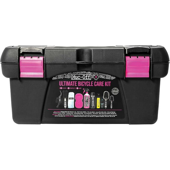 Muc-Off Ultimate Bicycle Cleaning Kit: Toolbox with 10 Pieces