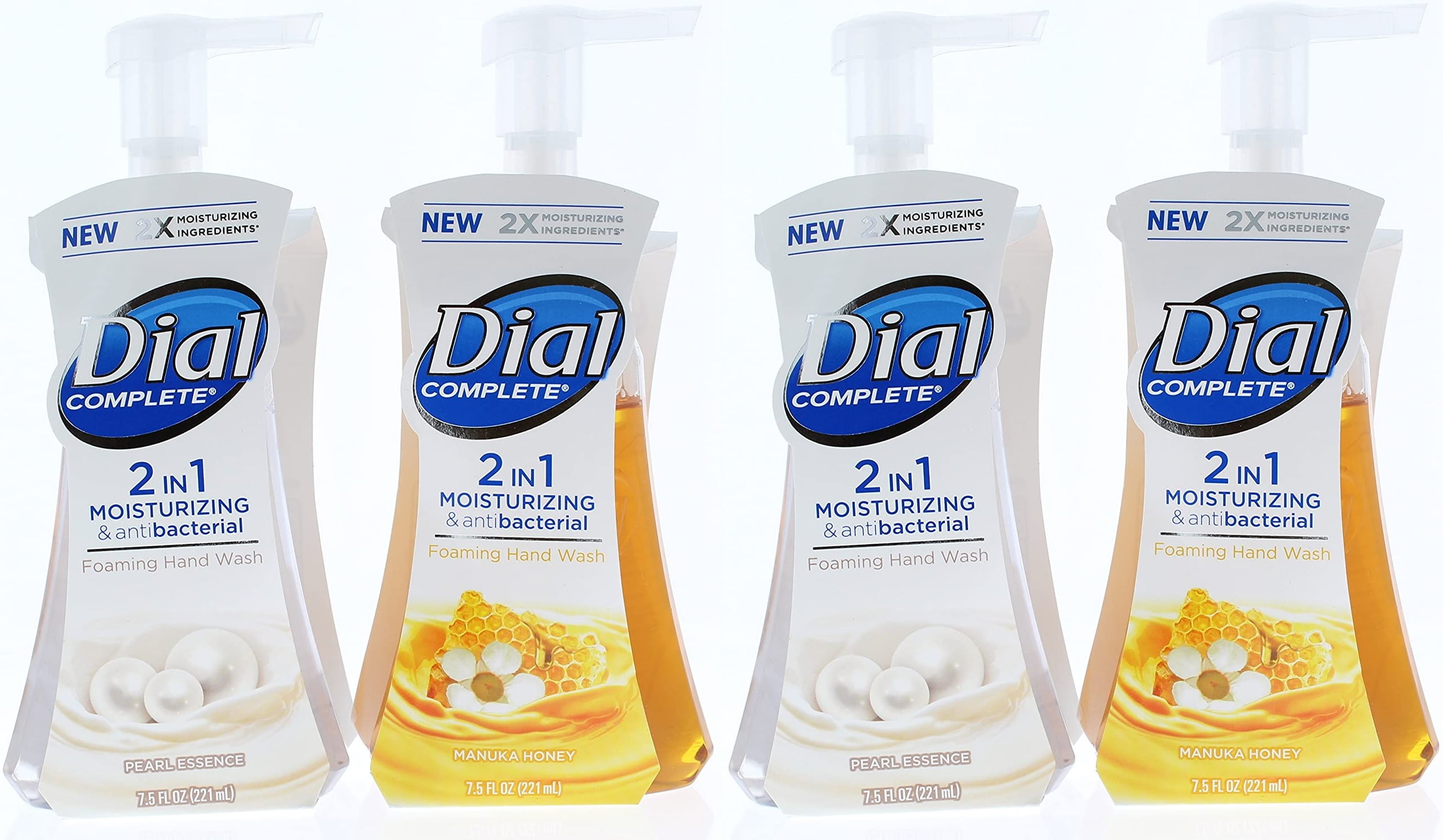 Dial 2 in 1 Foaming Hand Wash Honey Pearl 4 Pack in Palestine at ILS 184 Rating 5