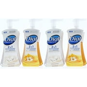 Dial Complete 2 in 1 Foaming Hand Wash, Honey & Pearl Scents (7.5 Fl Oz, 4 Pack)