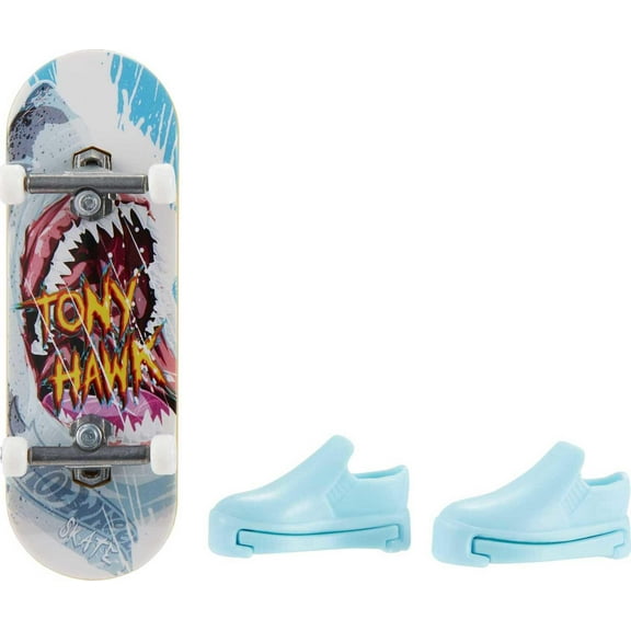 Hot Wheels Skate Tony Hawk Fingerboard & Skate Shoes, Toy for Kids (Styles May Vary)