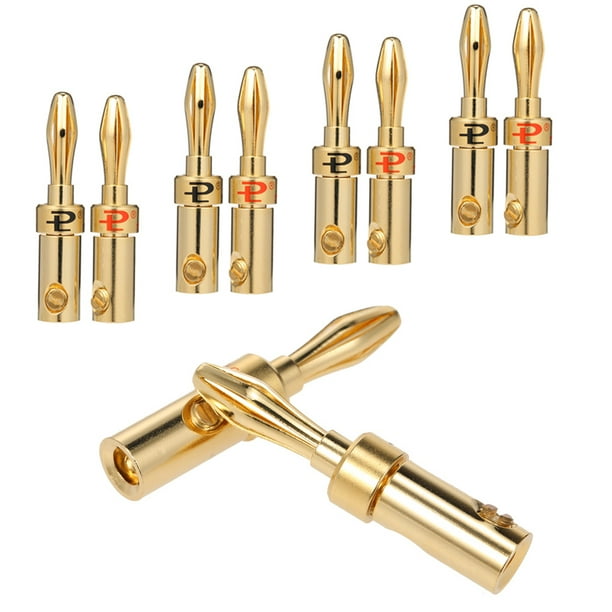 Banana Plug Connector CorrosionResistant Banana Connector for Audio