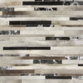 thumbnail image 4 of Surya Trail TRL-1120 96x96" Square Modern Leather Area Rug in Light Gray/Black, 4 of 4