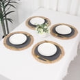 thumbnail image 7 of Unique Bargains Set of 4 Placemats for Dining Table Decor Table Mats Dark Gray 14x14in, 7 of 7