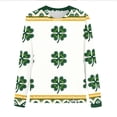 thumbnail image 5 of St. Patrick's Day Long Sleeve Shirt for Women Shamrock Clover Graphic Crewneck Soft Festive Holiday Party Graphic Clothes Casual Tee Top, 5 of 8