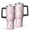 Pioneer Flower Floral-3, variant on 40oz Pioneer Flower Floral Print Pattern Insulated Tumbler with Handle, BPA-Free Leak Proof Lid and Straws, Double Wall Vacuum, Hot 12h/Cold 34h