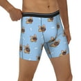 thumbnail image 5 of Sigee Brown French Bulldog for Men's Boxer Briefs,Moisture Wicking and Breathable Small, 5 of 9