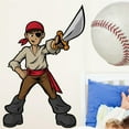 thumbnail image 1 of Wallhogs Winn Pirate Boy Cutout Wall Decal, 1 of 1