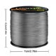thumbnail image 3 of Cable de pesca trenzado de 300M y 4 hebras, línea PE de 8-70LB para agua salada y agua dulce, 3 of 3
