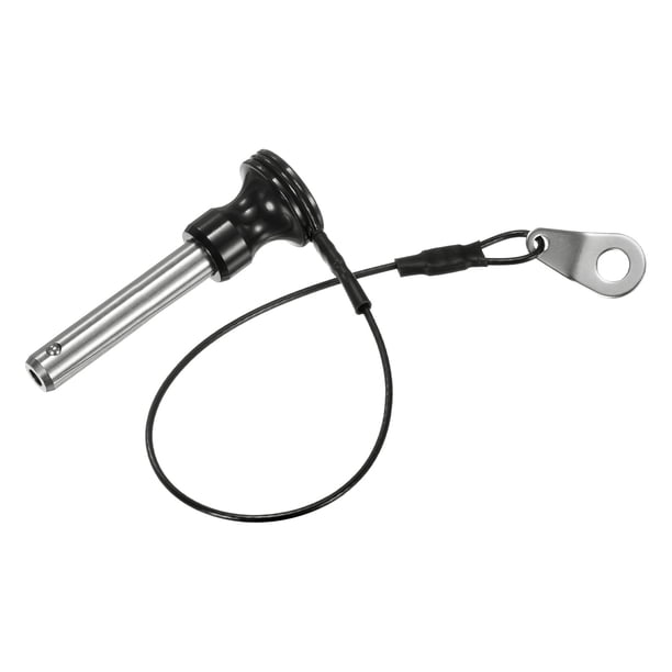 1 Paquete de Pasadores de Bloqueo de Bola, Diámetro de 8 mm. Longitud de Uso de 31 mm, Pasador de Liberación Rápida con Botón de Presión