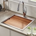 thumbnail image 3 of Ruvati USA RVA1221 19 x 16 in. Solid Wood Replacement Sink Cover Cutting Board for Workstation Sink, 3 of 3