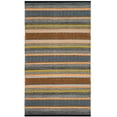 thumbnail image 2 of SAFAVIEH Montauk Rothesay Striped Soft Braided Cotton Area Rug, Navy/Multi, 3' x 5', 2 of 6