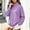 Purple women mock neck sweatshirt a1, variant on Tusihei Women Mock Neck Long Sleeve Oversized Sweatshirts Side Slit Pullover Tops Fall Winter Casual Loose Sweater Shirts, Black XL