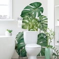 thumbnail image 2 of Green Tropical Jungle Leaves Wall Decals Palm Tree Leaf Plants Wall Stickers DIY Peel and Stick Removable Monstera murals Leaf Window Stickers for Kids Bedroom Nursery Living Room Decoration, 2 of 8