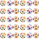 thumbnail image 1 of 1 caja de 30 cuentas con estampado de flores, cuentas redondas de silicona impresas a granel de 15 mm, cuentas de goma suave con patrón de flores, espaciador suelto focal, bola de cordón, 1 of 9