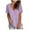 Purple, variant on yillto Womens Oversized Shirts V Neck Short Sleeve Loose Basic Solid Color Causal Tee Summer Lightweight Top