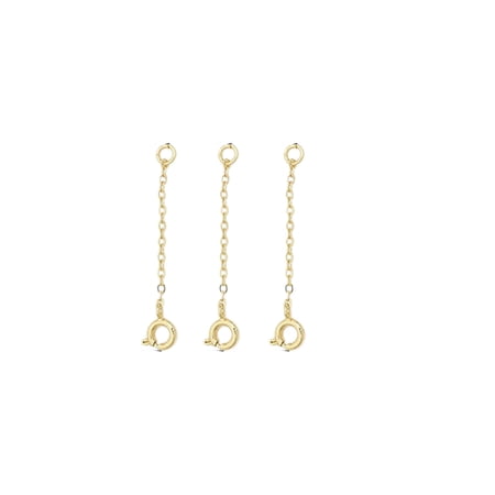 DESIGNICE 2026 New Magnetic Necklace Clasp,Luxe Necklace Extenders Gold,Versatile Gold Silver Necklace Bracelet Anklet Extension Chains,Stylish Gold Necklace Extender,50Mm
