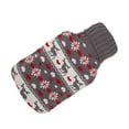 thumbnail image 4 of Soft Hot Water Bag, Portable Eco Friendly Skin Friendly Knitted Cover Warm Water Pouch  For Work For Men Type 1,Type 2, 4 of 8