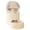 Beige - 21x23x12cm, variant on 2-in-1 Automatic Cat Feeder Water Dispenser 44oz/1300ml Gravity Leak-Proof Pet Feeding Station Large Capacity No-Plug Food Water Bowl for Kitten Small Dog Beige