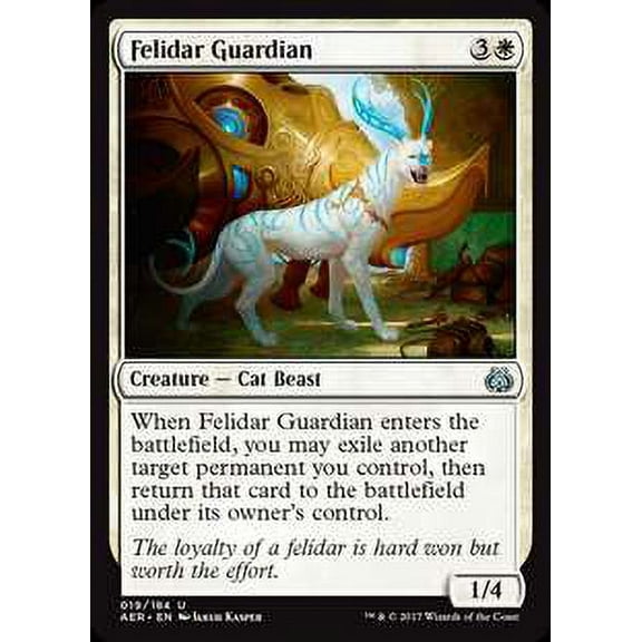 MtG Aether Revolt Uncommon Felidar Guardian #19