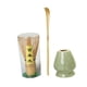 thumbnail image 3 of Japones Matcha Set Modern Tea Utensils Matcha Accessory Bamboo Matcha Batchis, Batcheador de cerámica y cuchara de bambú Verde de mármol, 3 of 9