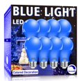thumbnail image 1 of Bombilla LED azul Wiyifada A19, 9 W, 110 V, E26, 8 unidades, regulable, 1 of 6