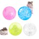thumbnail image 2 of Pelota de ejercicio para hámster XROMTBEM de 3,9 pulgadas, rueda silenciosa para correr para hámsteres enanos, erizos bebés, rueda giratoria de plástico no tóxica, 2 of 8