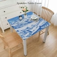 thumbnail image 2 of nygtbtfer Blue Oval Tablecloth for Oval Table Smaller Than, Table Cloths for Dining Room Indoor Outdoor Table Cloth, 2 of 7