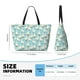thumbnail image 4 of Fotbe White Geese and Flower Bolsa de Viaje para Playa - Resistente al Agua, Bolsa Tote de Gran Capacidad y Ligera con 7 Bolsillos para Mujeres y Hombres, 4 of 7