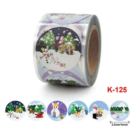 ZPAQI Lovely Christmas Cartoon Stickers for Kid Sticker DIY Cute Diary Scrapbooking