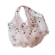 thumbnail image 2 of Bordado Bolso de flores Beach Tote Fashion Fashion Bols de malla transparente para Picnic Rosa, 2 of 8