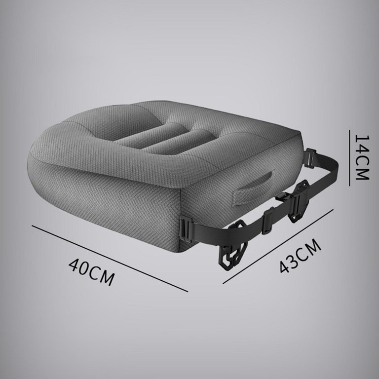 Elevated Car Booster Seat Cushion for Short Drivers - Nonslip and  Comfortable, Ideal for Home Office Chairs - A 