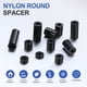 thumbnail image 4 of Uxcell 100 Paquete Arandelas de Nylon, 3.2mm ID 7mm OD 2mm Longitud Arandela Espaciadora de Plástico Redonda No Roscada para Tornillos/Bolts M3 / Tomacorriente/Switch Receptáculo[Negro], 4 of 7