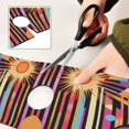 thumbnail image 6 of Yayeee Faucet Mat for Kitchen Sink 14.7" Diatomite Long Splash Guard Pad, Futuristic Sun, 2 Pack, 6 of 7